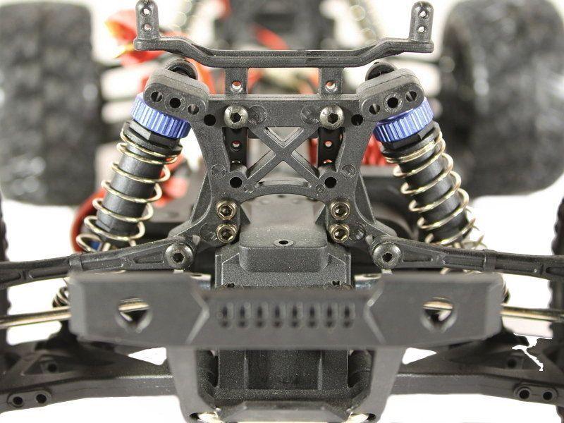 Радиоуправляемый монстр Remo Hobby SMAX V2.0 (синий) 4WD 2.4G 1/16 RTR - фото 8 - id-p209252822