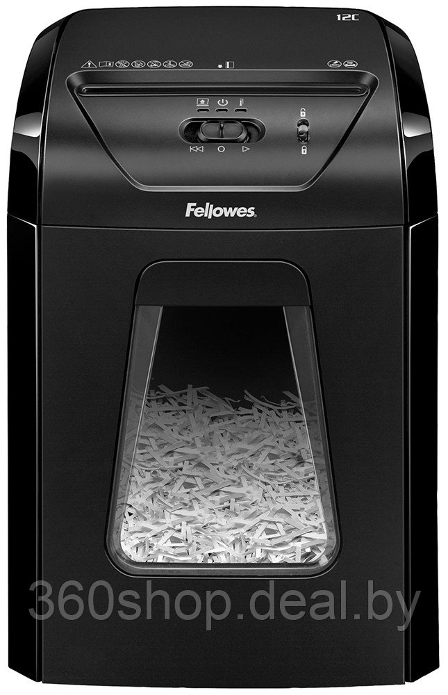 Шредер Fellowes Powershred 12C - фото 1 - id-p209257885