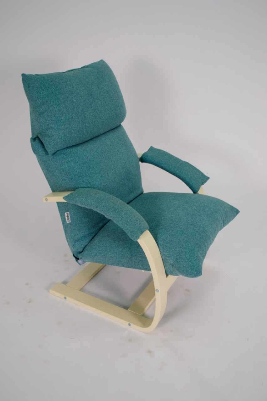 Кресло для отдыха Аспен(81) (Runa Emerland/Дуб шампань) - фото 2 - id-p209267072