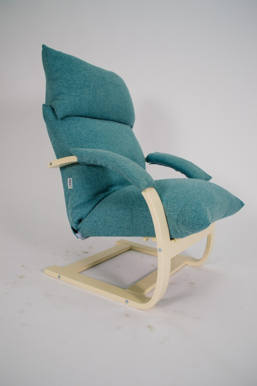Кресло для отдыха Аспен(81) (Runa Emerland/Дуб шампань) - фото 5 - id-p209267072