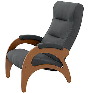 Кресло для отдыха Модель 41 б/л Орех антик/Lunar Grey