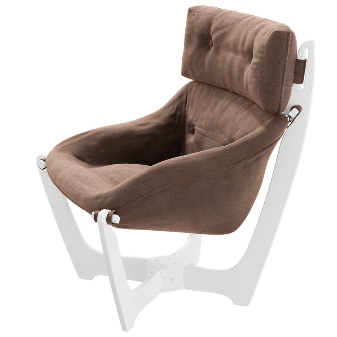 Кресло для отдыха модель 11 Дуб молочный/Ultra Chocolate