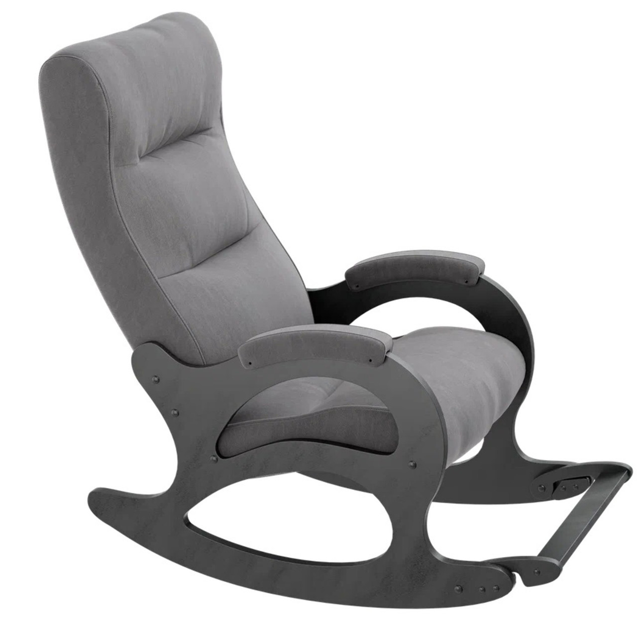 Кресло-качалка модель 44 (Венге+ Verona Antrazite Grey) - фото 2 - id-p209267175