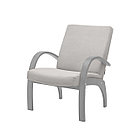 Кресло для отдыха Дэнди (Плёс) Шпон (Verona Light Grey/Серый Ясень), фото 2