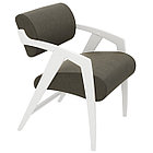 Кресло-стул (Молочный Дуб + Verona Antrazite Grey), фото 2