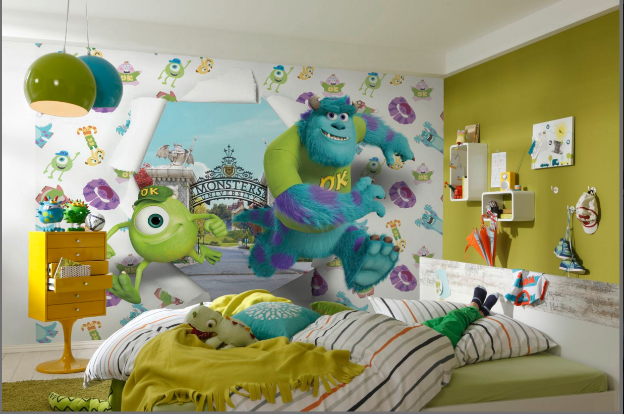 Фотообои Komar Disney для детской комнаты Monsters University 8471