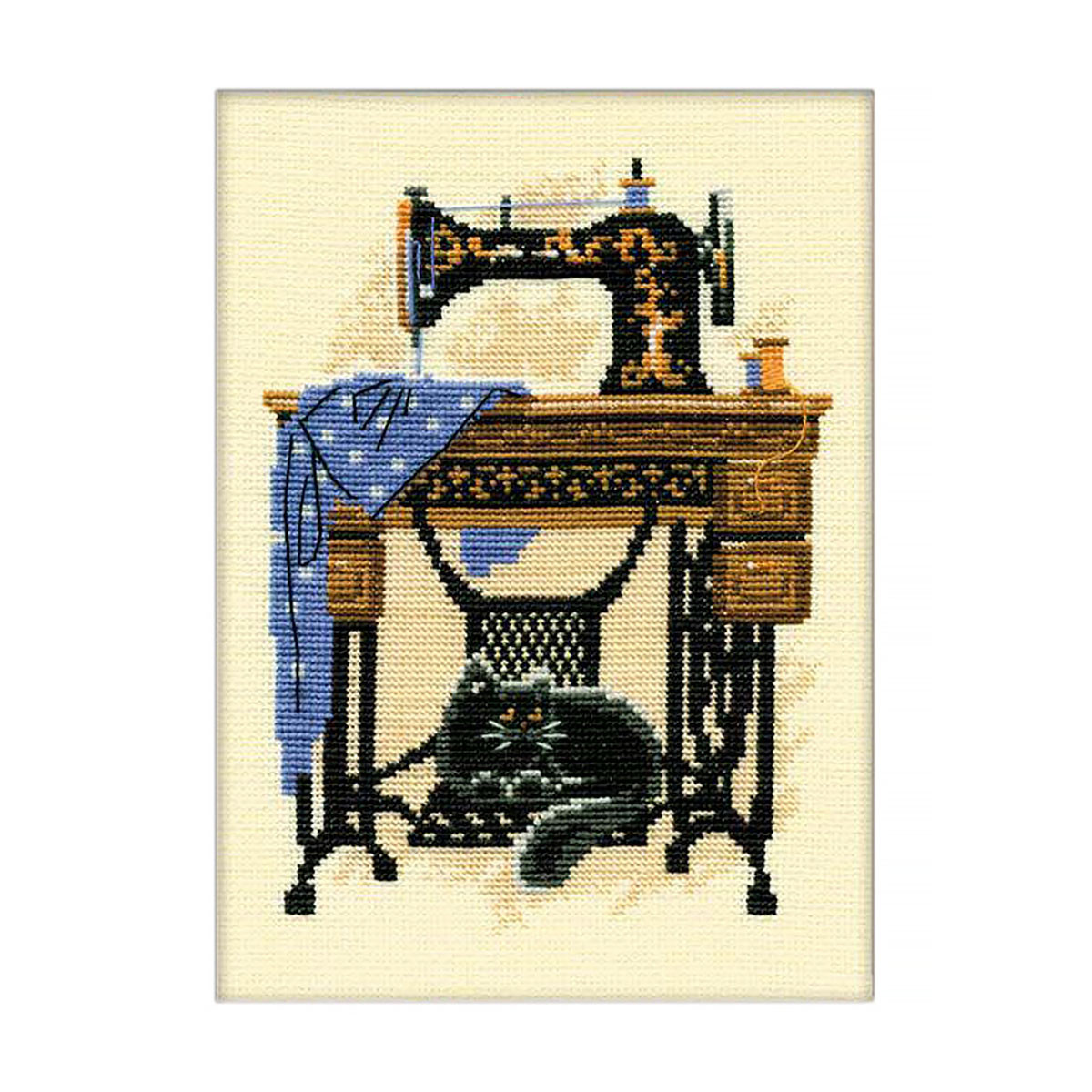 857 Набор для вышивания Риолис 'Швейная машинка', 18*24 см - фото 1 - id-p209271417