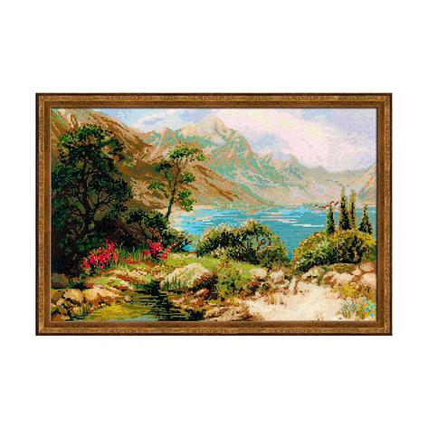 1397 Набор для вышивания Риолис 'Горное озеро', 60*40 см, фото 2