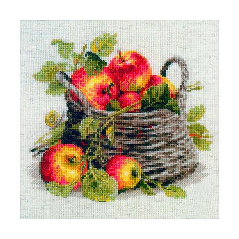 1450 Набор для вышивания Риолис 'Спелые яблоки', 30*30 см, фото 2