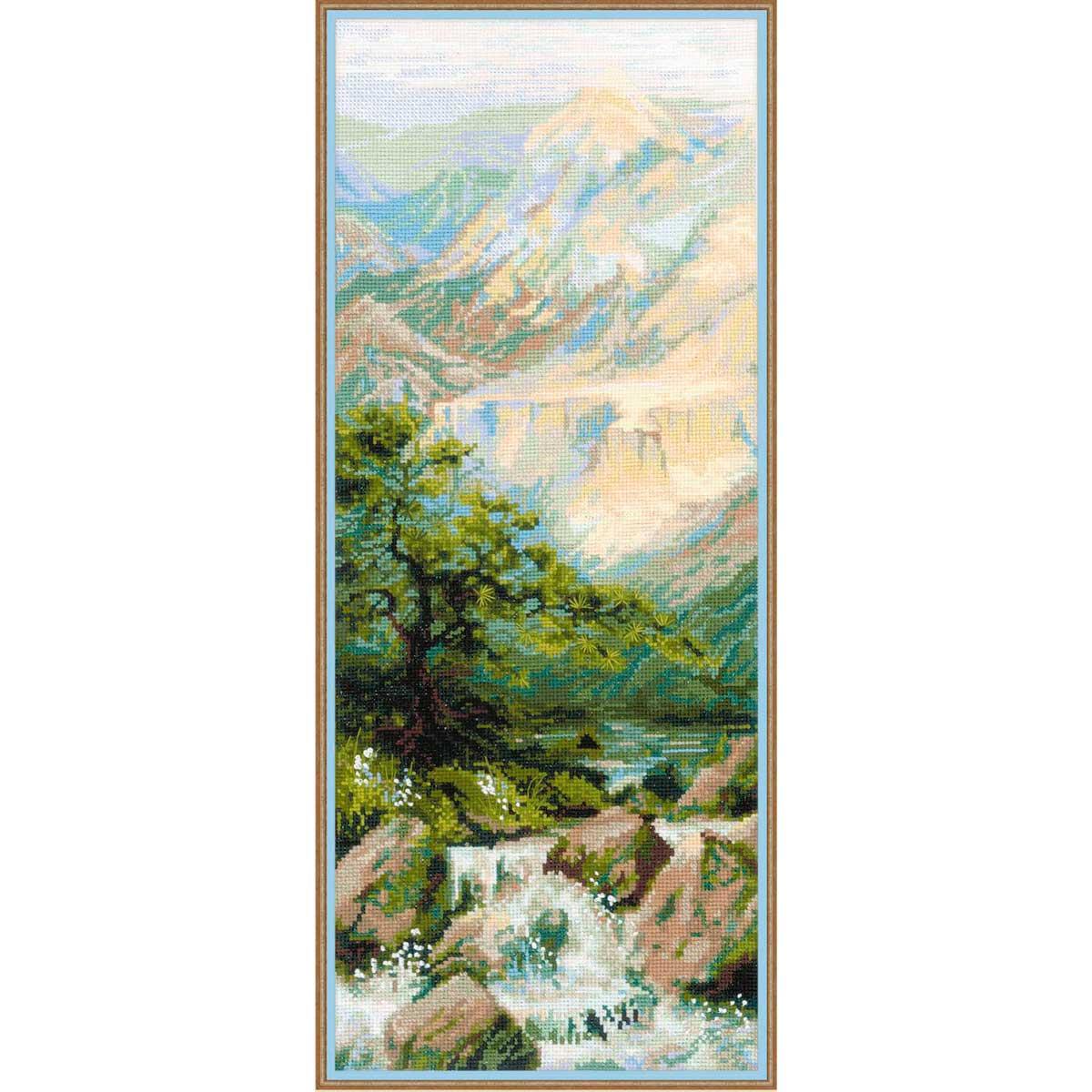 1543 Набор для вышивания Риолис 'Горная река', 20*50 см - фото 1 - id-p209271562