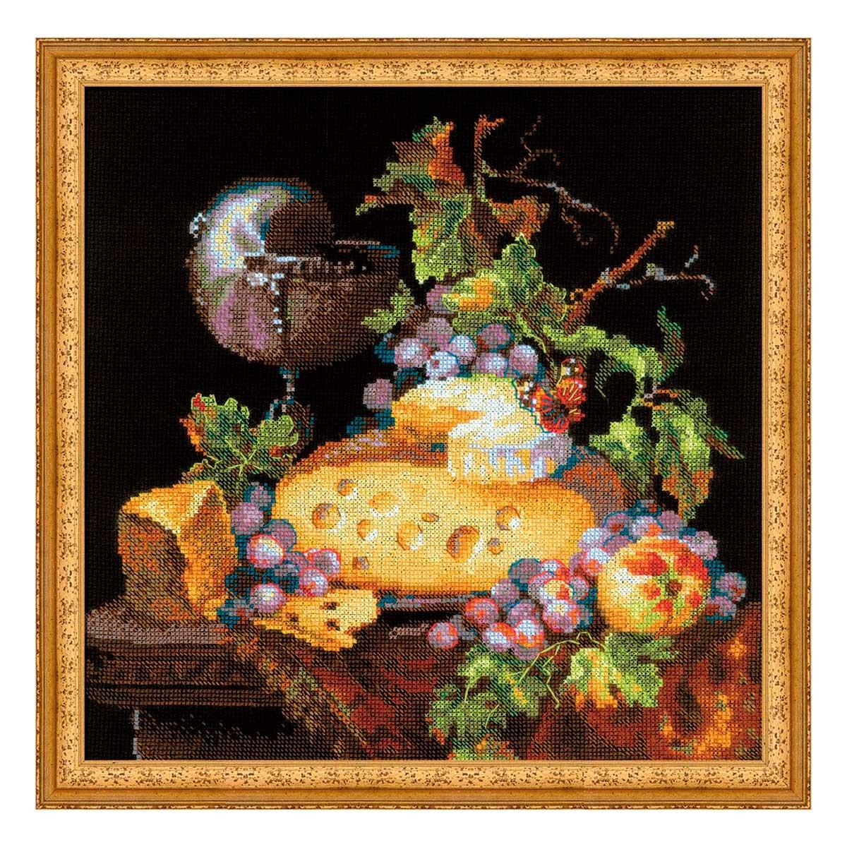 1659 Набор для вышивания Риолис 'Голландский натюрморт' 30*30 см - фото 1 - id-p209271624
