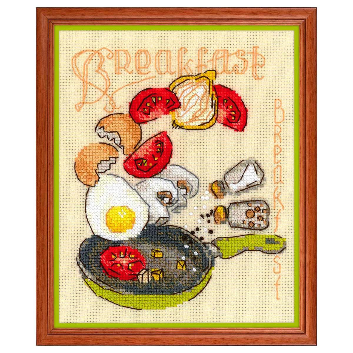 1684 Набор для вышивания Риолис 'Завтрак' 15*18 см - фото 1 - id-p209271656