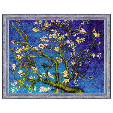 1698 Набор для вышивания Риолис 'Цветущий миндаль' по мотивам картины Ван Гога 40*30 см, фото 2