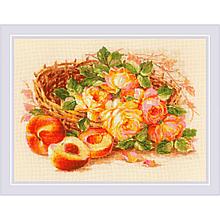 1827 Набор для вышивания Риолис 'Сочный персик' 40*30 см