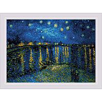 1884 Набор для вышивания Риолис 'Звездная ночь над Роной' по мотивам картины В. Ван Гога' 38*26 см