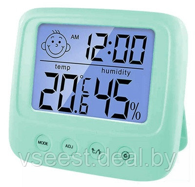 Термометр гигрометр комнатный мятный SiPL AG780A ( L)