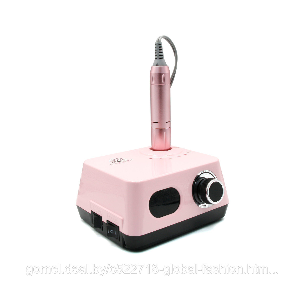 Аппарат для маникюра и педикюра 45000 оборотов 80 ват Global Fashion GF-210-pink - фото 2 - id-p207799472