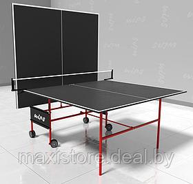 Теннисный стол всепогодный композитный на роликах WIPS Roller Outdoor Composite 61080 графит 6 мм