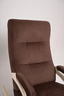 Кресло-качалка Риверо каркас Дуб Шампань/ткань велюр Maxx235, фото 2