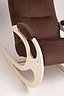 Кресло-качалка Риверо каркас Дуб Шампань/ткань велюр Maxx235, фото 6