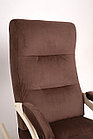 Кресло-качалка Риверо каркас Дуб Шампань/ткань велюр Maxx235, фото 7