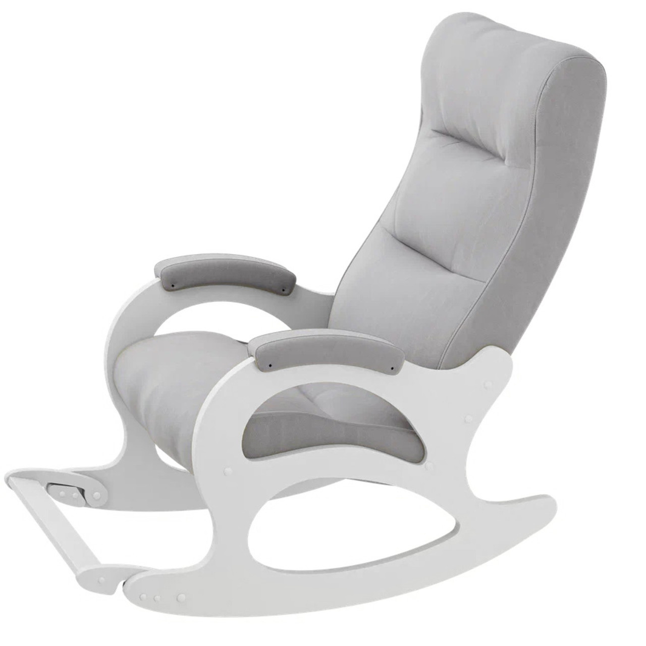 Кресло-качалка модель 44 (Серый ясень + Ultra Smoke) - фото 1 - id-p209272309