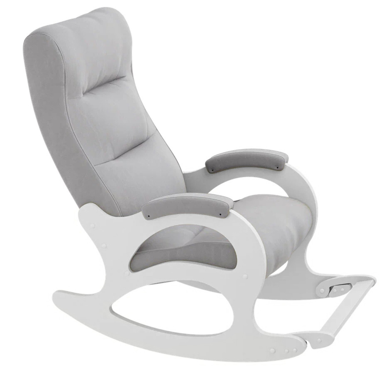 Кресло-качалка модель 44 (Серый ясень + Ultra Smoke) - фото 2 - id-p209272309