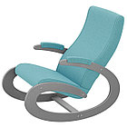 Кресло-качалка Экси М микровелюр Ultra Mint/Серый Ясень, фото 2
