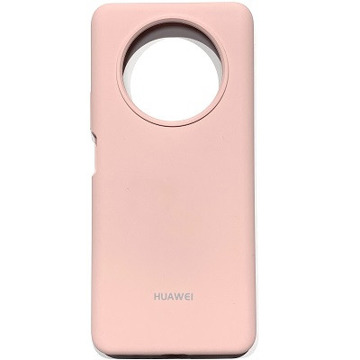 Силиконовый чехол Silicone Case с закрытым низом светло-розовый для Honor X9a - фото 1 - id-p209272482