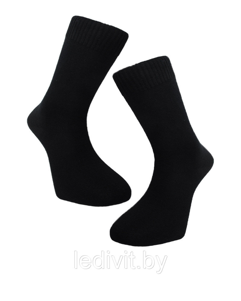 Мужские черные бесшовные носки - фото 2 - id-p209272826
