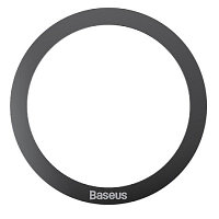 Магнитное кольцо MagSafe для телефона iPhone Baseus Halo Series Magnetic Ring (2шт) (PCCH000001) черное