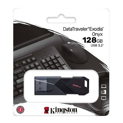 USB-накопитель DataTraveler Exodia Onyx 128GB USB 3.2 Gen1 (DTXON/128GB) - фото 3 - id-p209272518