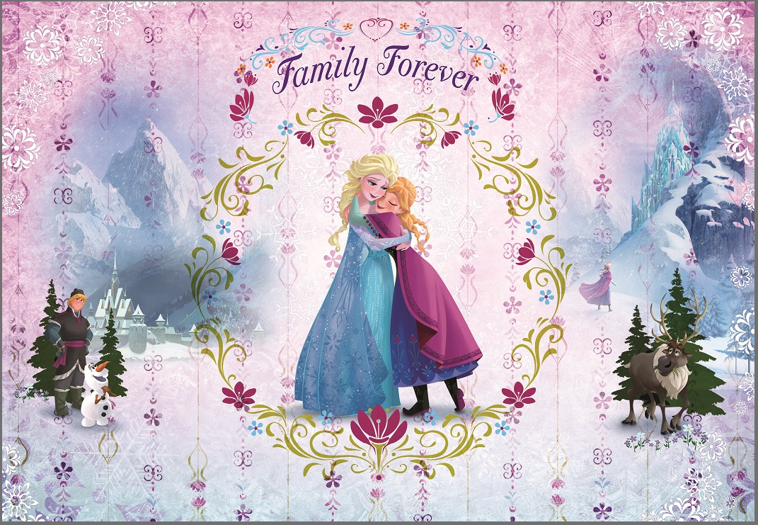 Фотообои Komar Disney для детской комнаты Frozen Family Forever 8479