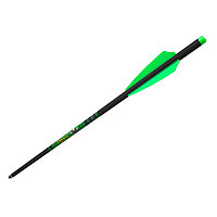 Стрела арбалетная Mix Carbon Centershot Toxic 16" Half Moon Nock (Field)