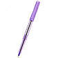 Ручка шариковая Deli Arrow, линия 0,4мм, синяя, корпус прозрачный, пастель ассорти, фото 2