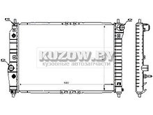 РАДИАТОР CHEVROLET AVEO T200 2004 - 2006 , 92865