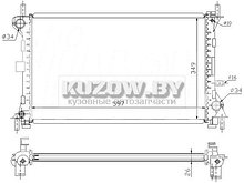 РАДИАТОР FORD FOCUS 1998 - 2004 , 017-017-0006
