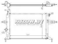 РАДИАТОР OPEL ZAFIRA 1999 - 2004 , 037-017-0022