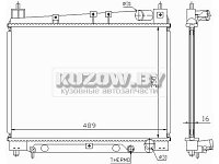 РАДИАТОР TOYOTA YARIS 1999 - 2002 , HS-PA259