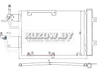 РАДИАТОР КОНДИЦИОНЕРА OPEL ZAFIRA 2005 - 2011 , BD-PFA-1000634-YG