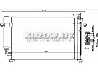 РАДИАТОР КОНДИЦИОНЕРА HYUNDAI GETZ 2002 - 2005 , 1096883