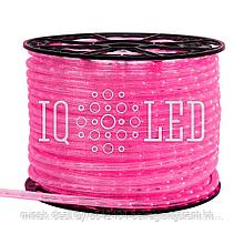 Дюралайт светодиодный 13мм, 36 светодиодов на метр, розовый, с мерцанием. Цена БЕЗ НДС.