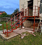 Лестница наружная из металла, фото 6
