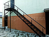 Лестница наружная из металла, фото 10
