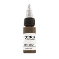 Пигмент Tones Micropigments Brows Set - Rich Brown