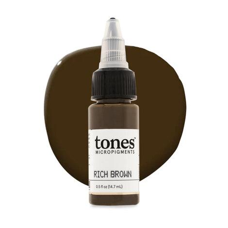 Пигмент Tones Micropigments Brows Set - Rich Brown - фото 2 - id-p209279999