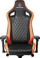 Кресло геймерcкое Evolution Omega Черный, Оранжевый