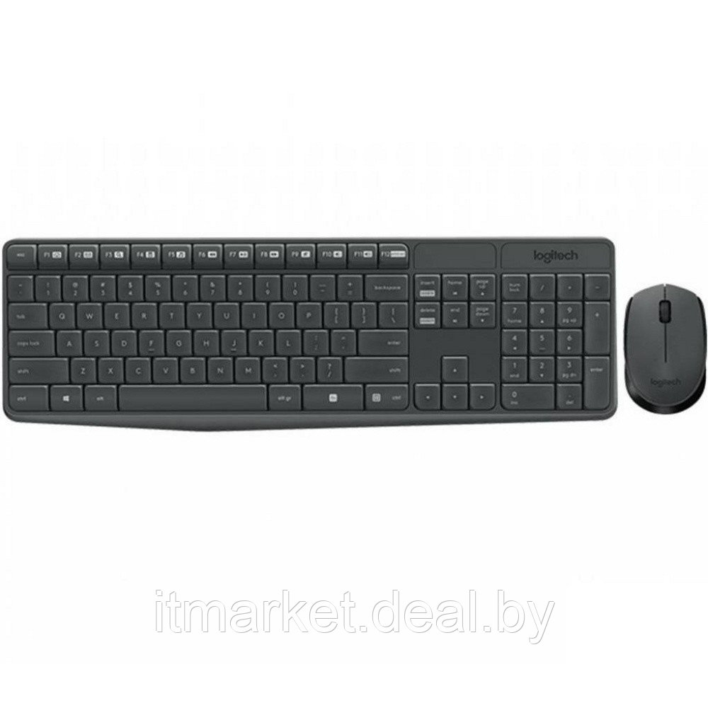 Клавиатура+мышь Logitech MK235 Black Wireless (920-007948) - фото 1 - id-p209279972