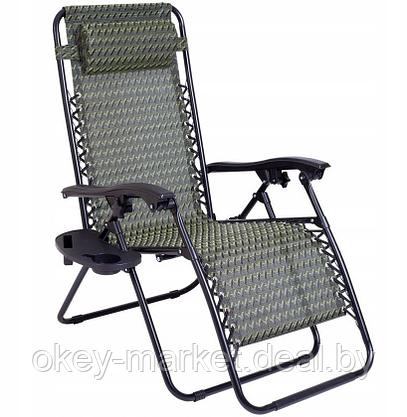 Кресло-шезлонг складное Lazur ,зеленый, фото 3
