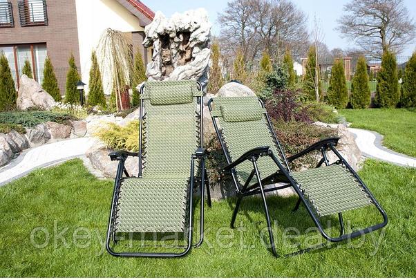 Кресло-шезлонг складное Lazur ,зеленый, фото 2
